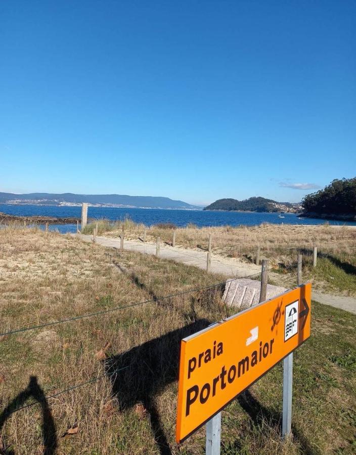 Villa Playa Portomayor Bueu Buitenkant foto