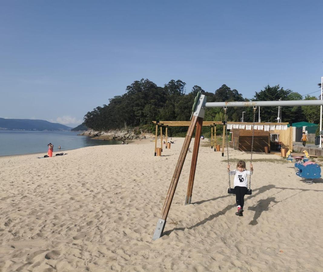 Villa Playa Portomayor Bueu Buitenkant foto